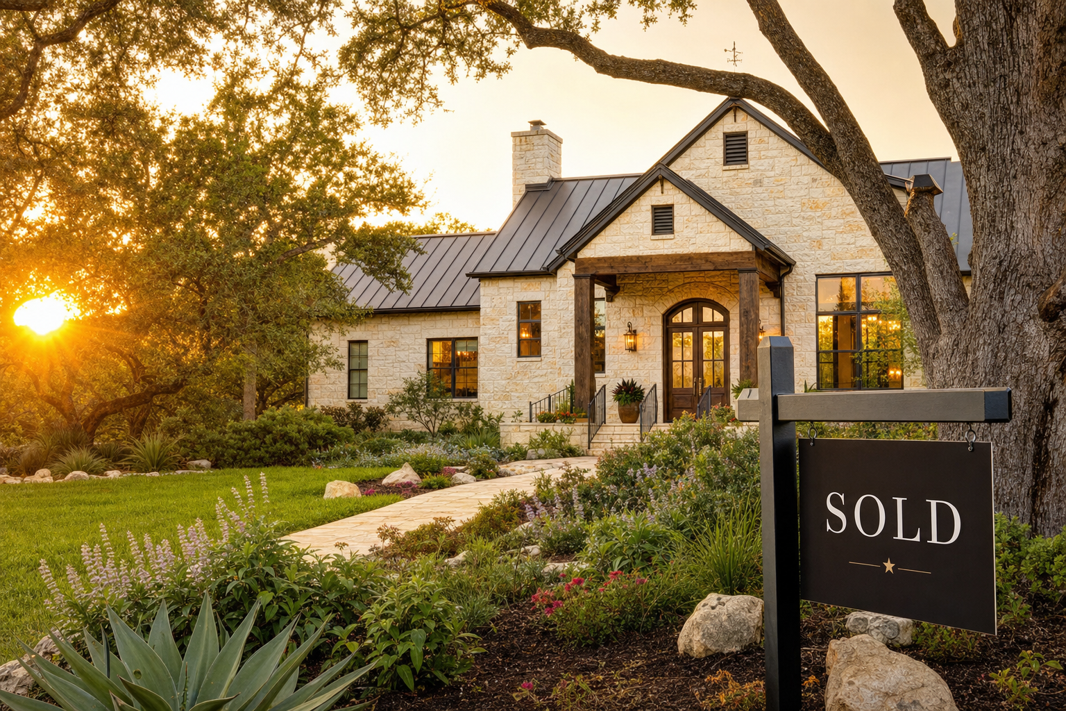 Sold luxury Hill Country home